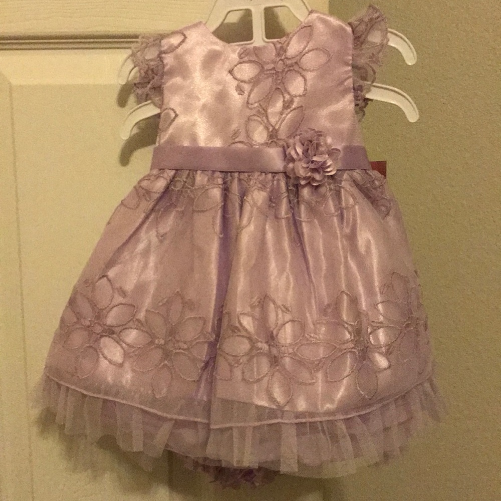 Lilac flower dress